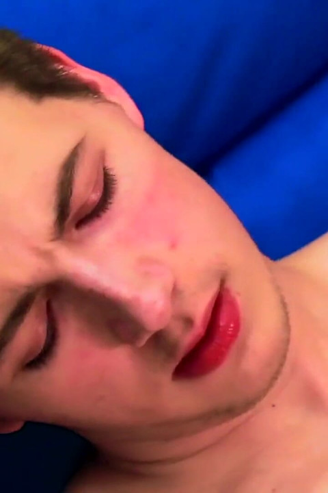 Horny teen Henry wanks that cock until he shoots a cum load!