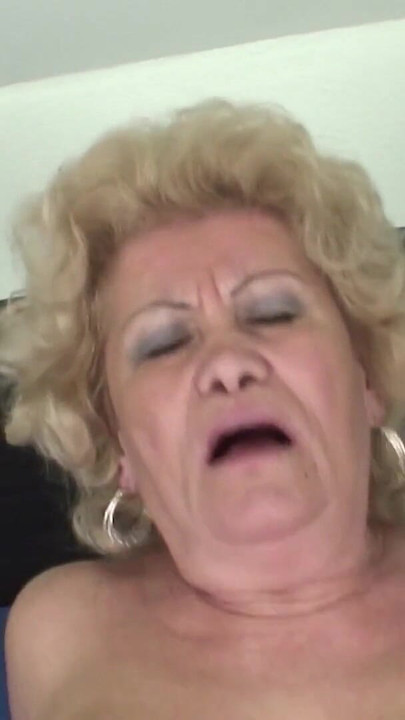 Key moment from "Hairy granny in bikini rides dick and gets cum on face"
