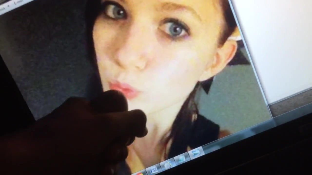 Cumming on her cute lips