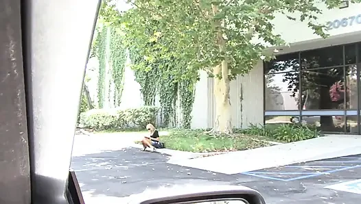 Stranded teen gets picked up and fucked deeply