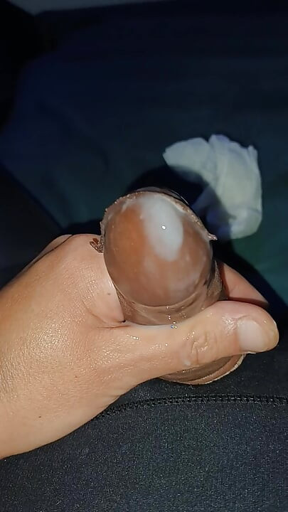 Cumming inside high spandex tights