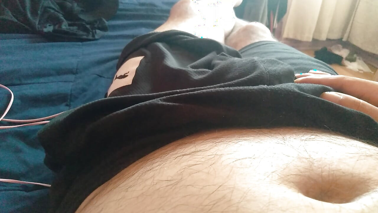 Addicted to hard sex, he masturbates to get his wonderful dick erect.