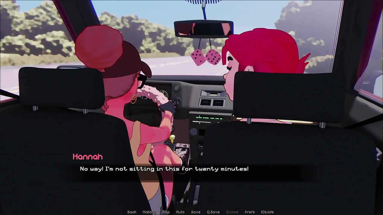 Hooked - Helen's Route: Deepthroat in the Car