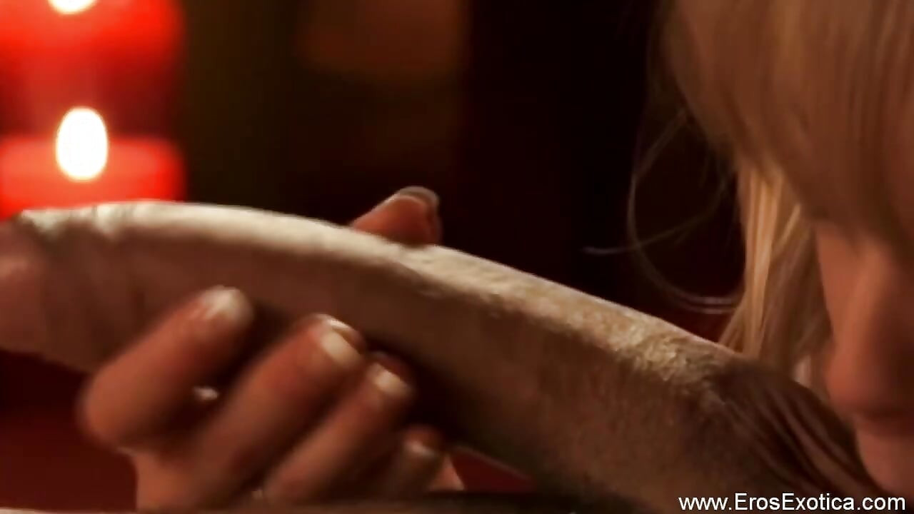 Blonde Haired Beauty Interracial BJ