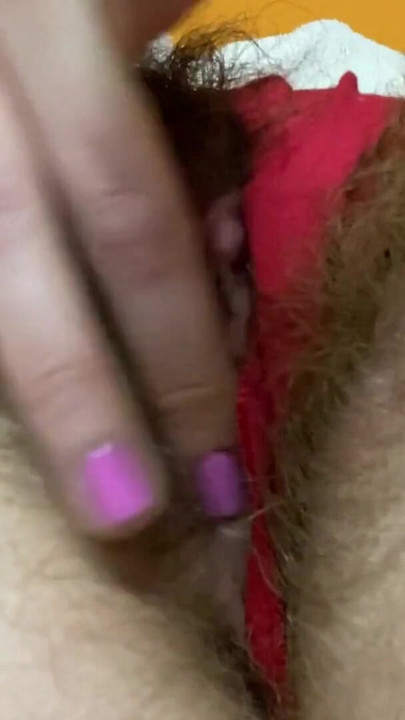 Jaw-dropping moment from "closeup big clit hairy pussy making dirty panties with pussy cum masturbation"
