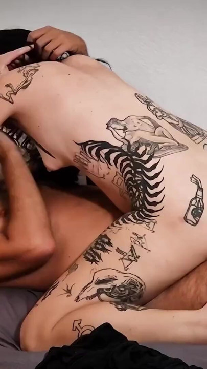 Goth Girl Disgusted by Cum Swallow After a Passionate Fuck - Real Amateur Sex Tape | Clip 2