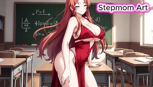 JOI Stepmom Hot Teacher Self Pleasure - Come with me 100% You'll cum - Dirty Talk