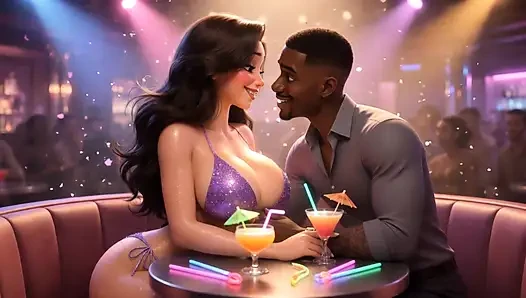 Эпизод 8 - От пухлой и игнорируемой к фигуристой жене, соблазняющая член, идет домой с черным незнакомцем