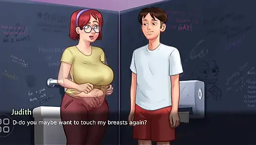 Teen jerking out