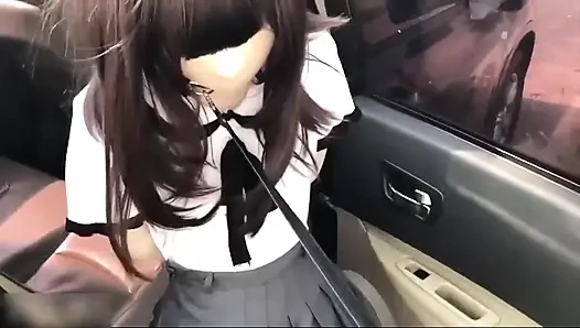 Açık havada bdsm kız