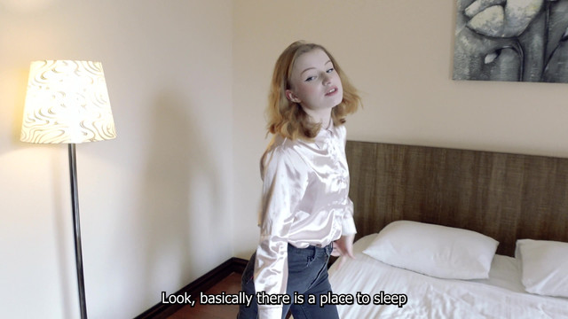 My stepsister rented a hotel room with one bed...