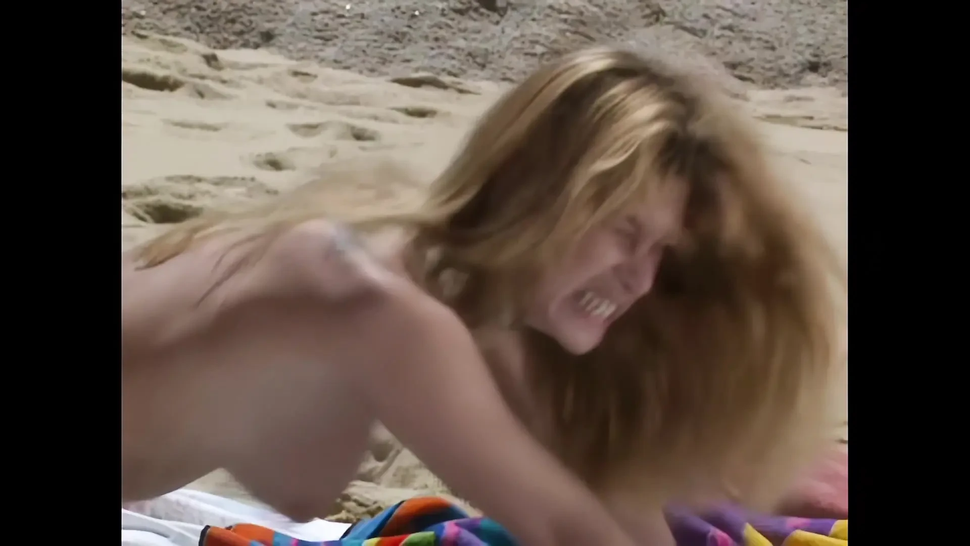 Young Blondes with Sublime Tits Gets Fucked Hard on the Beach