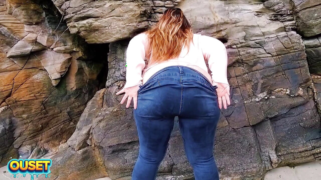 The beautiful, curvy Ouset has sex in the woods with her husband's friend