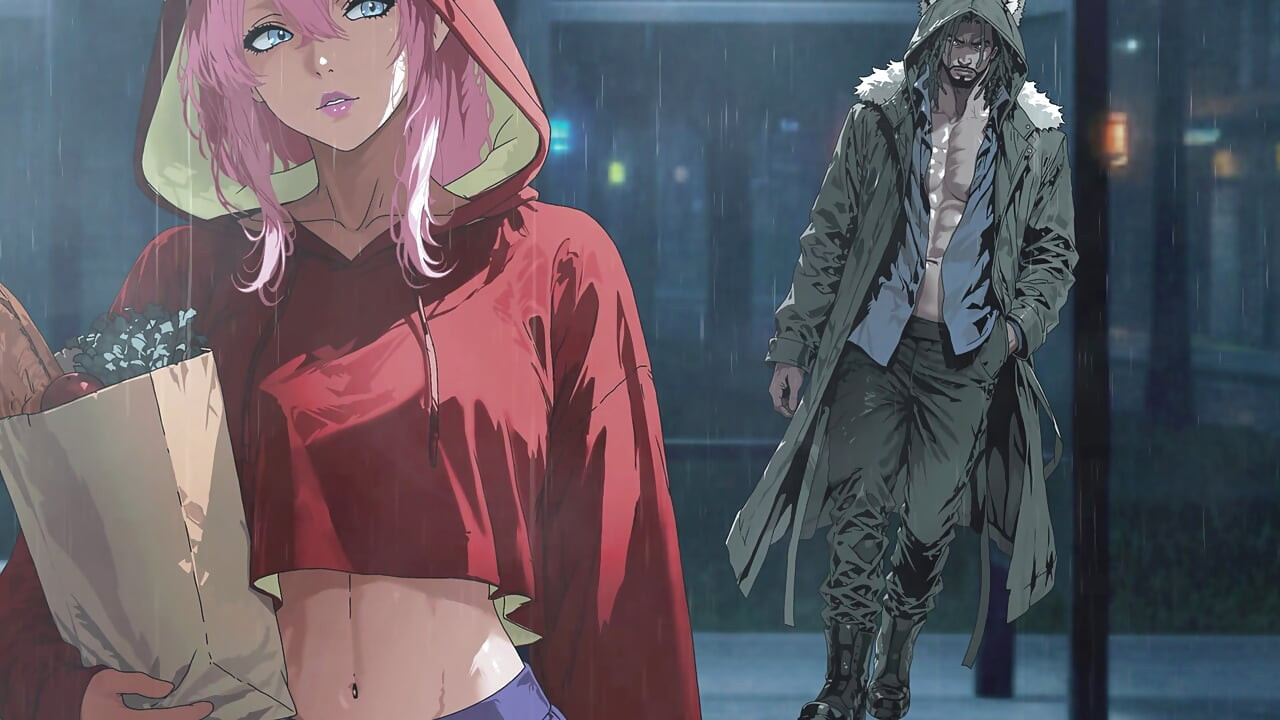 Little Red Riding Hood and the Big Black Wolf