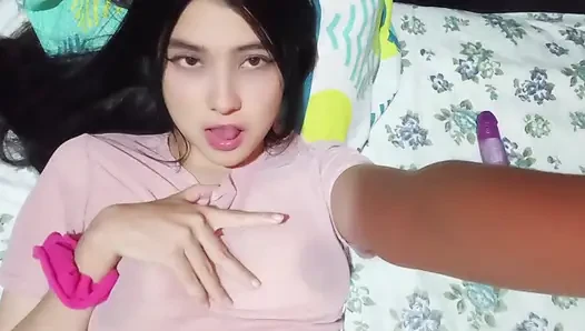 Sex with a Horny Girl After Returning Home
