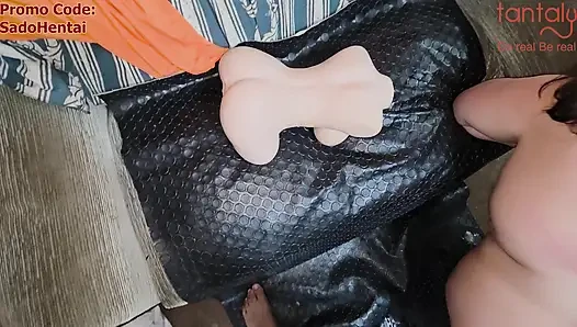 The realistic sex doll "Scarlett" by Tantaly is getting fucked while my asshole is destroyed
