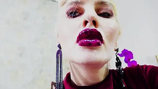 Von lippenstiftküssen versklavt