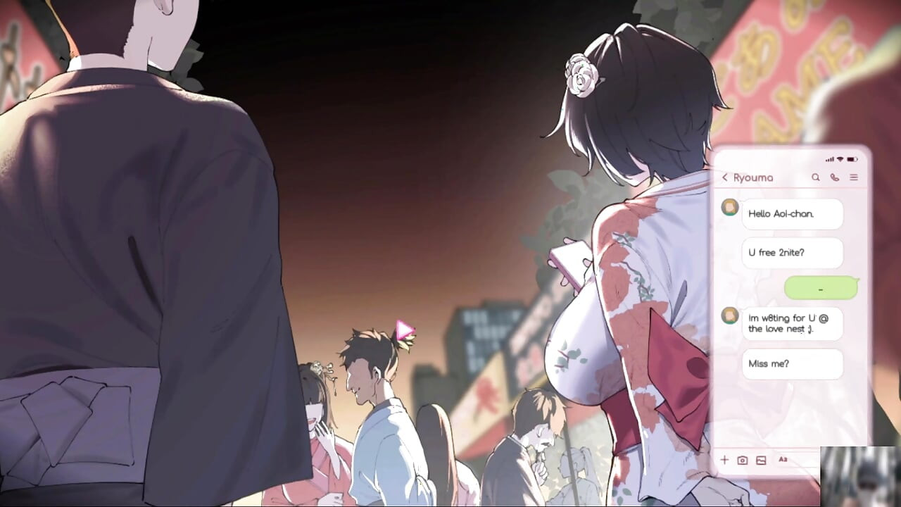 EP-4"LIFEGUARD HOLIC GAMEPLAY!NTR! HENTAI GAME! BF caught me and her gf fucking in his house.