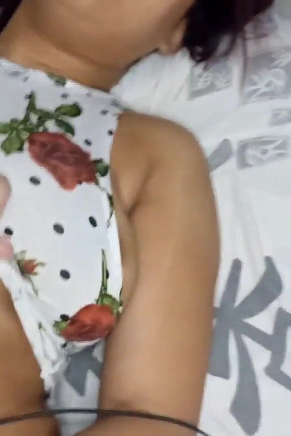 18 year old brunette big saggy tits from New York United States fucking her stepbrother's big dick part 21