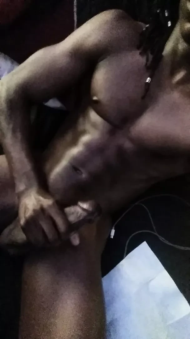 BBC Stroking Small Cum Shot