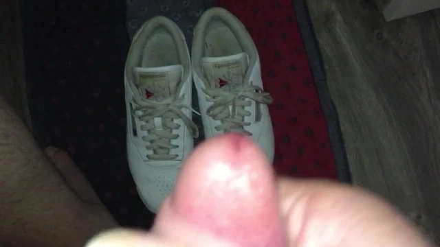 Wet brand new Reebok princess cummed part 2