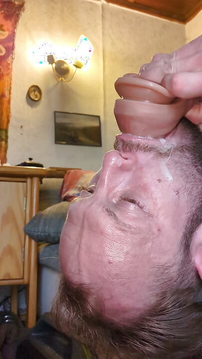 Messy spit intensive saliva play and deepthroating