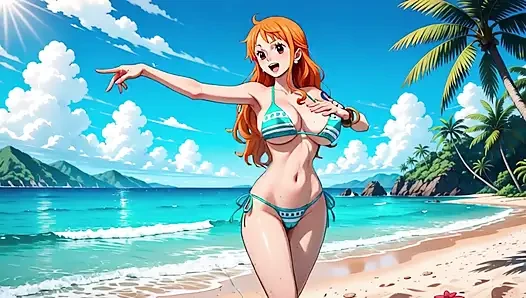 One Piece babes - einteilig weibliche charaktere tanzen
