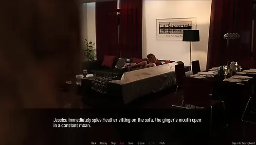 Jessicao'neil lezbiyen #2 - Jessica Heather ve Christian'ı sikişirken gördü
