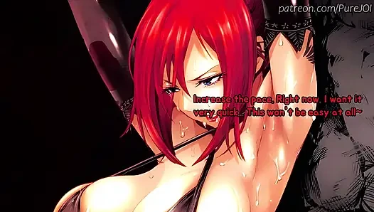 Get Erza Scarlet's paizuri as a reward for being her obedient boy (JOI)