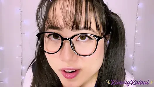 Yakalanma! Sevimli Asyalı kız öğrenciyle riskli eğlence -asmr hj