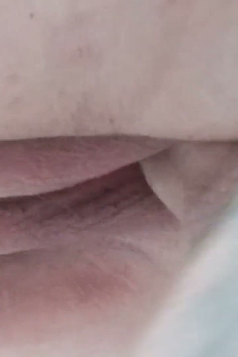 Close-up sex and fat woman's pussy in cum