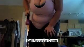 Busty teacher workout video