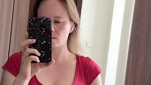 Pretty Blonde with Big Boobs