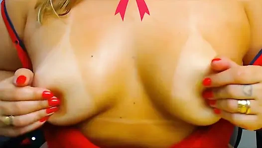 Я показала все в это Рождество - приходи, пососи мою грудь - счастливого Рождества