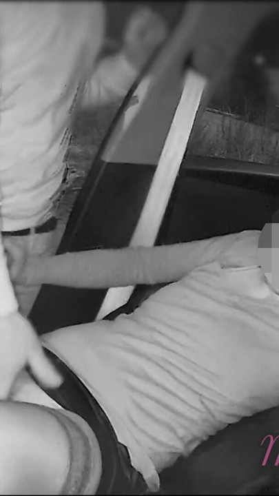 Dogging my wife in public car parking and jerks off an stranger Camera night vision - MissCreamy | Clip 1