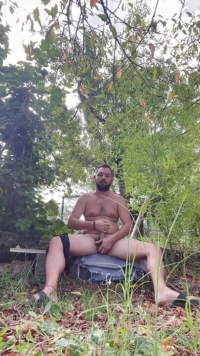 Boy in the woods