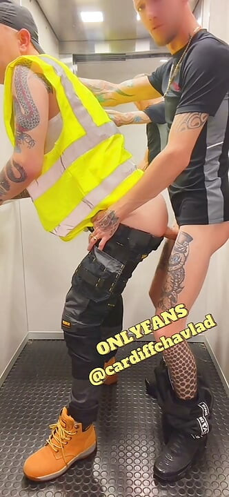 Horny Daddy Tradesman Gets Fucked on the Job