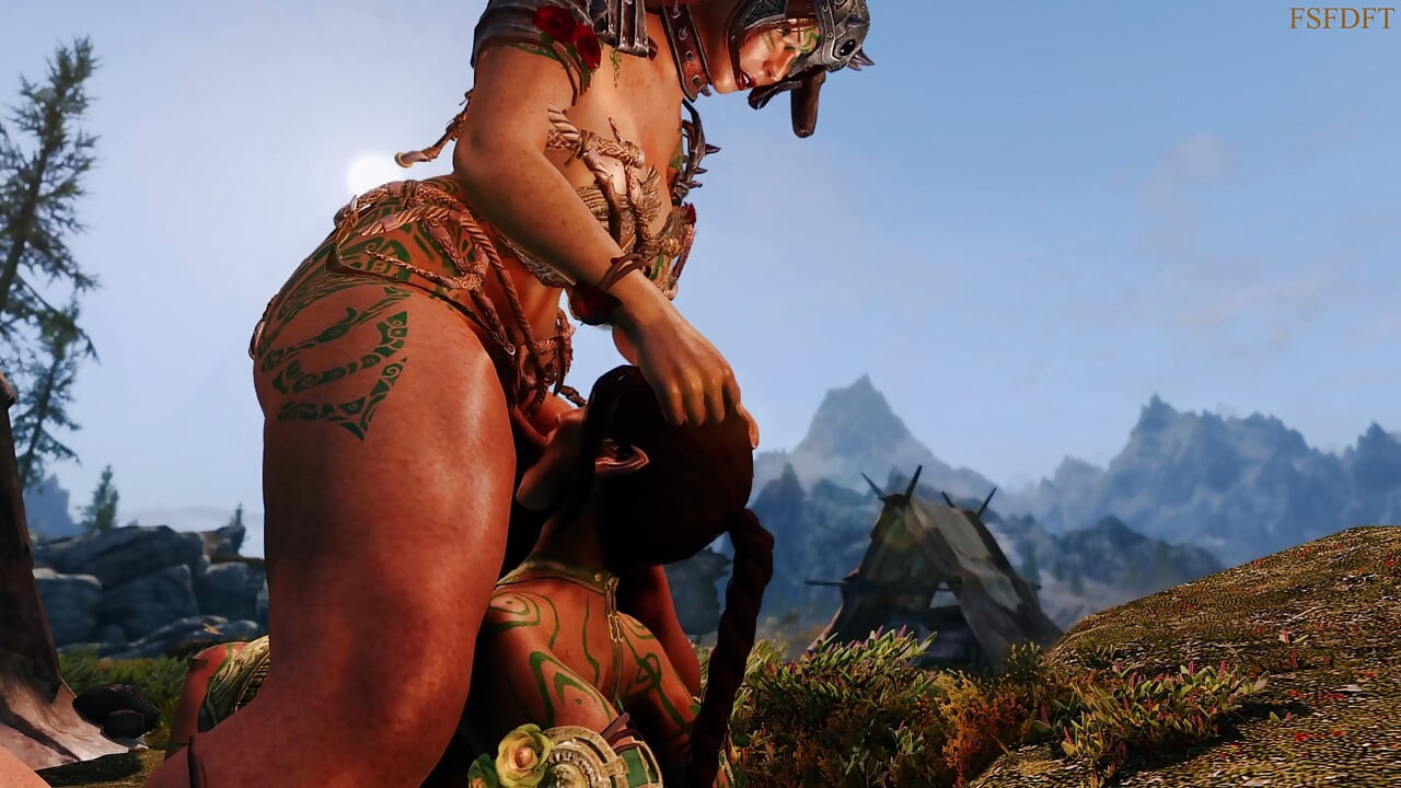 - Bosmer's Morning Routine - Skyrim Futanari on Female