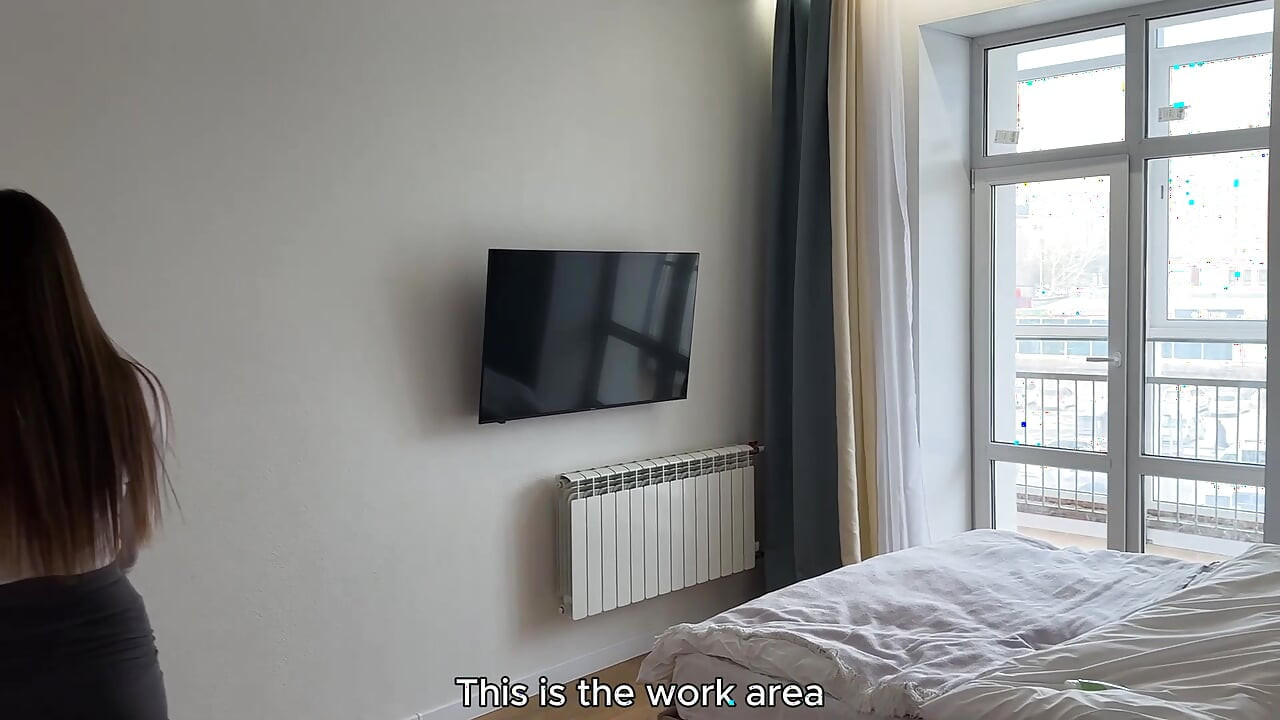 Slutty Real Estate Agent tests the Bed with Her Client .Big Cumshot