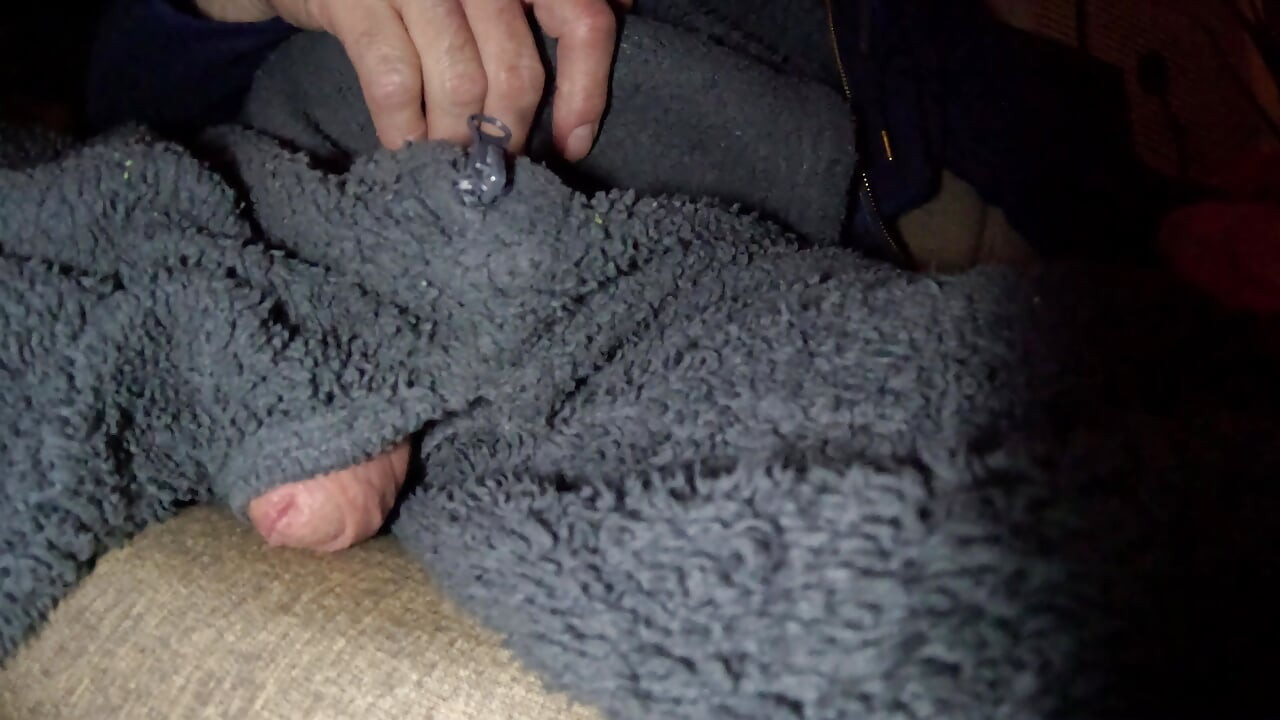 Night Time Big Cock Masturbating, Cumming on the Onesie - Rockardglans