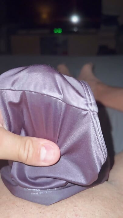 Soiled satin panties