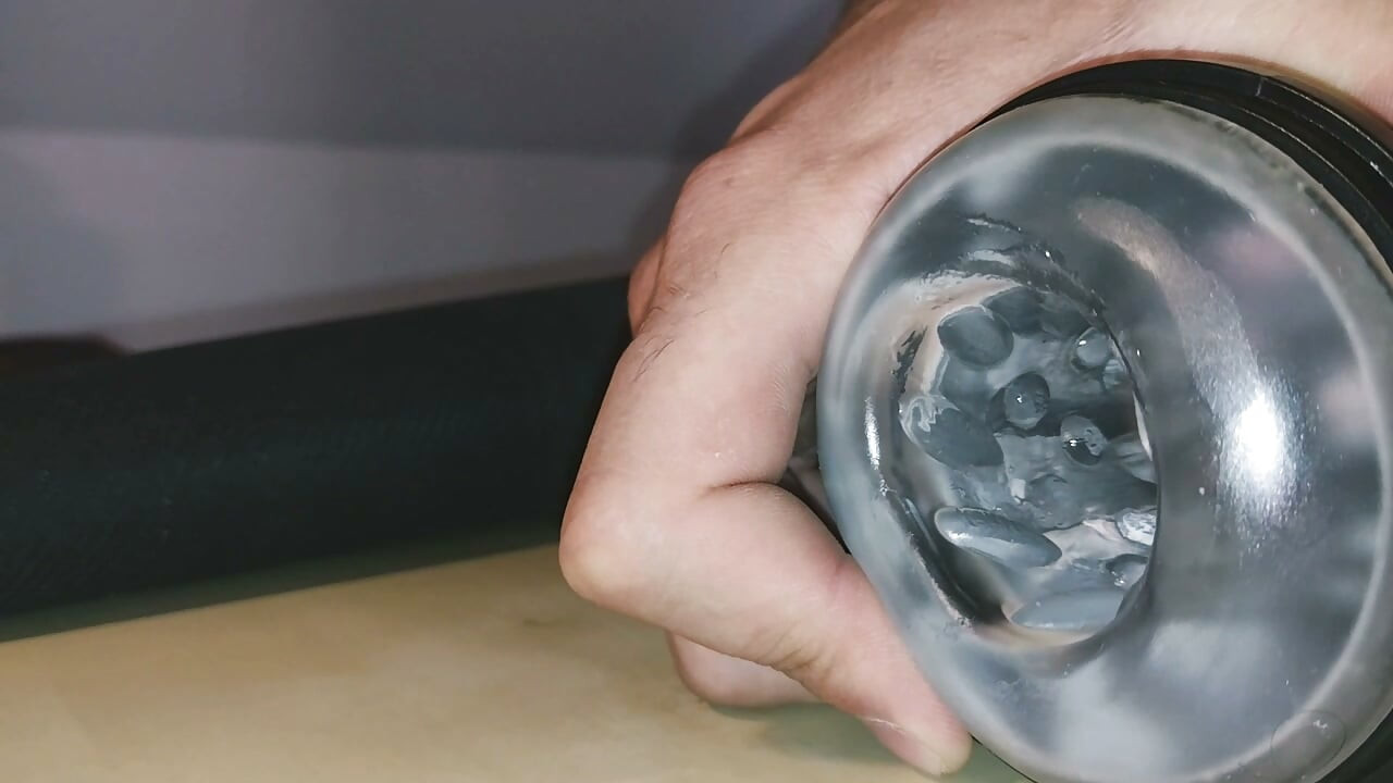 Close up fleslight fuck and slow MOTION CUMSHOT FOR YOU