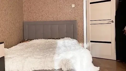 Siyah Arap genç kız gardiyan tarafından götünü döllüyor