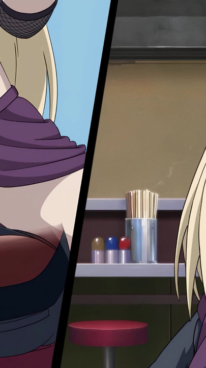 Naruto: Kunoichi Trainer - Slutty Blonde Teen Ino Yamanaka Has Public Sex In A Restaurant. Her Little Pussy Gets Creampied | Clip 1