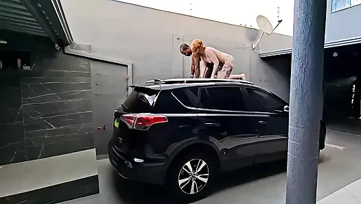 I FILMED MY FRIEND FUCKING MY HUSBAND ON TOP OF OUR CAR AND HE LIKED INSIDE HER