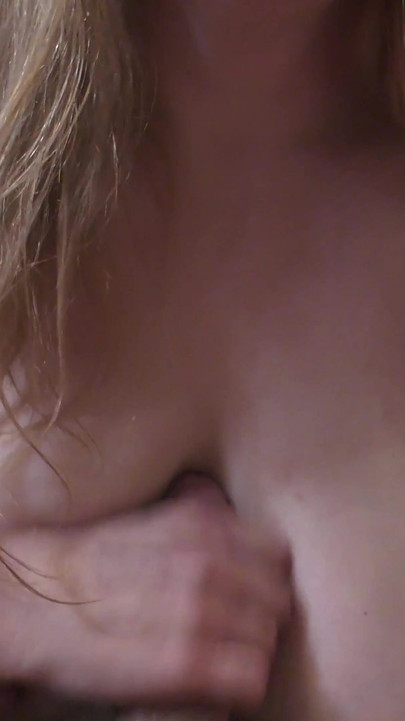 Spectacular moment from "Mature Wifey with DD Tits Gives a Great Oily Handjob"