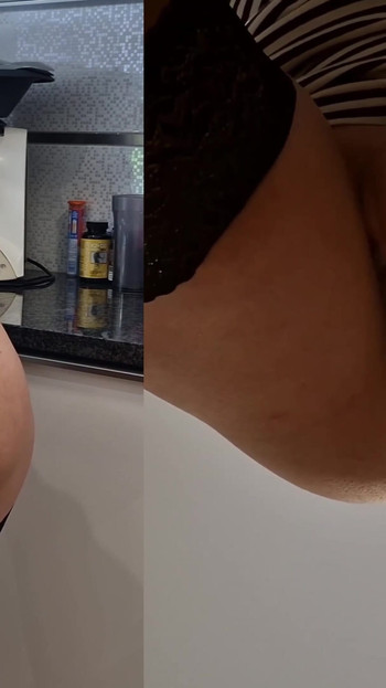 I fuck my stepmom while she washes the dishes Kitchen sex View Compilation | Clip 1