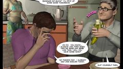 Amerikanische schwule animierte Comics der Art 3d heraus kommen