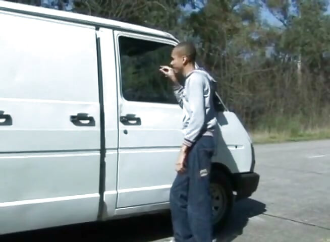 So nice threesome and blowjob in the car at the middle of the forest