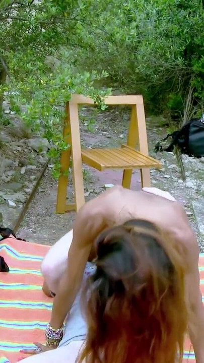 Manuella pimenta brasilianische MILf blowjob im freien blowjob & abspritzen | Clip 1